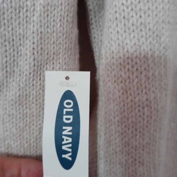 Old Navy Retro 80's Style Fair Isle Nordic  Long Sleeve Metallic knit Sweater - Picture 5 of 9